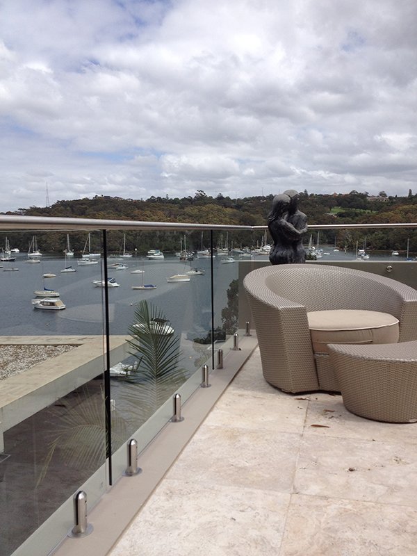 Balustrade on deck